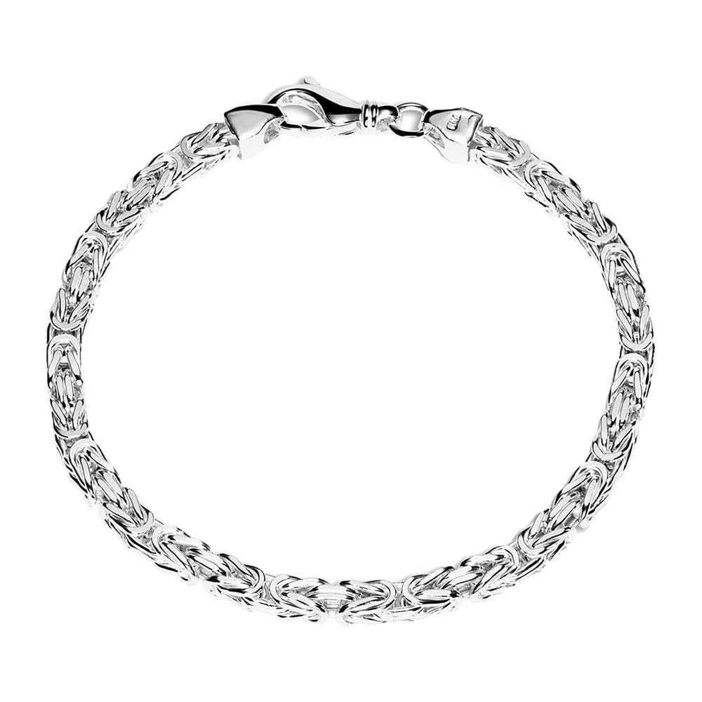 JEWLIX Königsarmbänder Silberarmband 925 4,5 mm KA0045