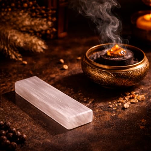 NKlaus Healing Crystals Selenit Aufladeplatte 10 cm für Edelsteine
