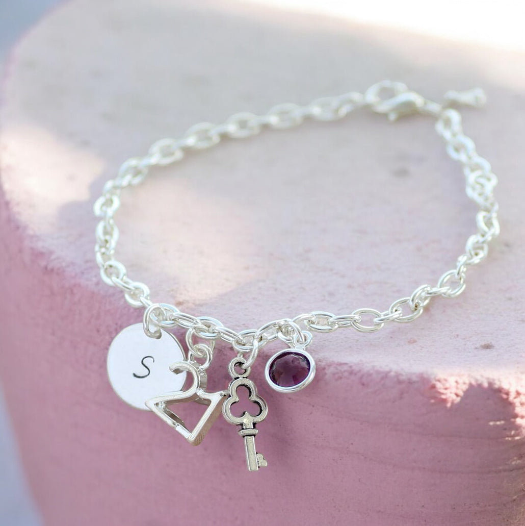 Joy by Corrine Smith 21st Birthday Charm Armband Silber