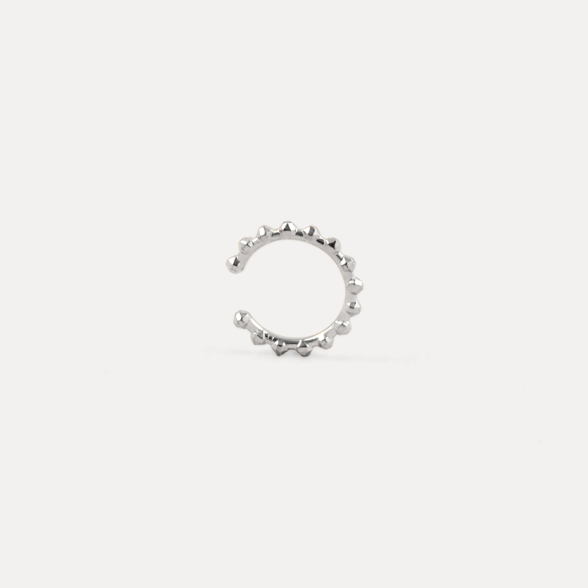 Stilnest Party Stack Ear Cuff 925 Silber 24k Vermeil 2 mm