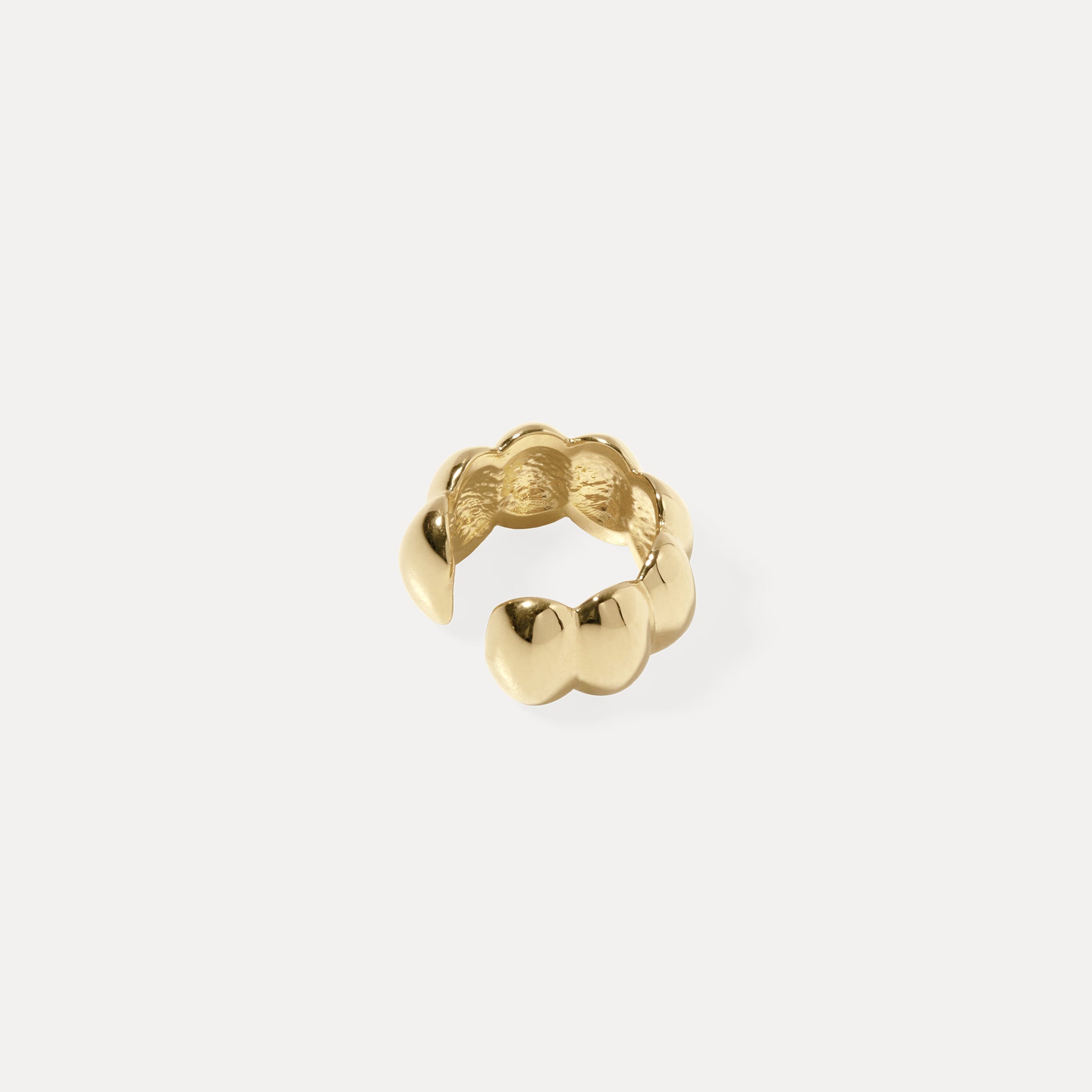 Stilnest Eden Citrus Ear Cuff Ohrringe 585 Gold 14k