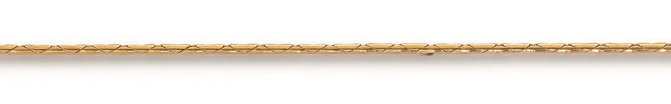 Eugen Rühle Kobrakette rund 1,5mm Meterware 585 Gelbgold