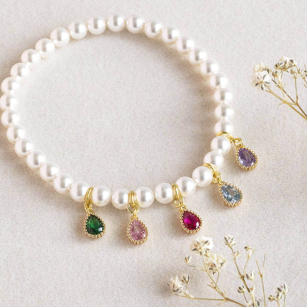 Joy by Corrine Smith Bracelets Perlenarmband Birthstone Tropfen