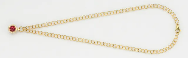 Eugen Rühle Anhänger 41.5879.351-100 Diamant 0,14ct Rosaturmalin 585