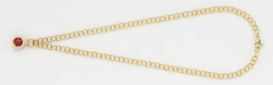 Eugen Rühle Anhänger 41.5879.351-100 Diamant 0,14ct Rosaturmalin 585
