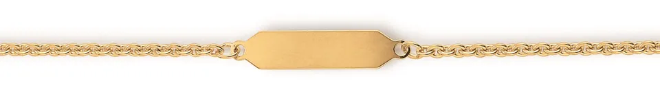 Eugen Rühle Armbänder ID-Band 333 Gelbgold 14 cm