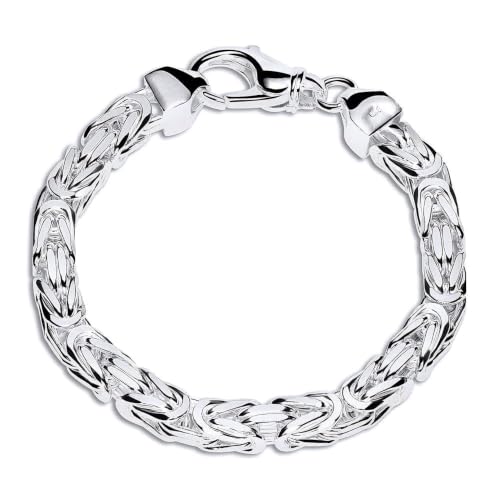 JEWLIX Königsarmbänder Herrenarmband 925 Silber 7,5 mm