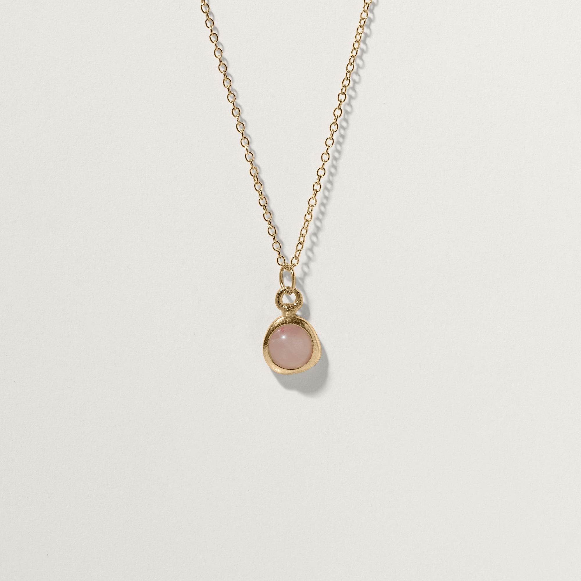 Stilnest Zodiac Birthstone Halskette 585 Gold Widder 45cm