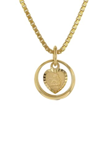 trendor 75120 Halskette Gold 585 Amorherz 40 cm