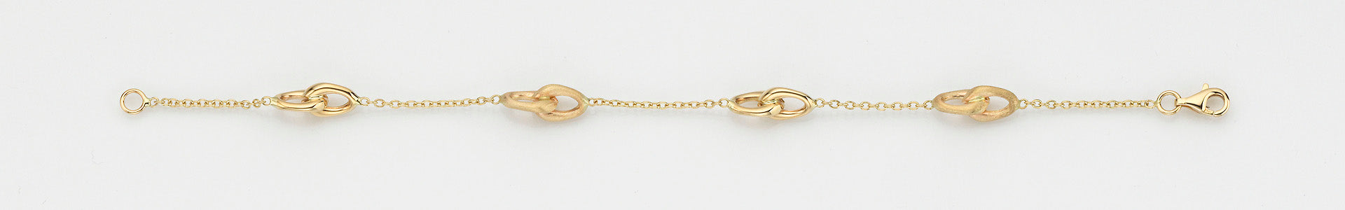 Eugen Rühle Armband 37.3577 Gelbgold 585 6,7mm Doppelglieder