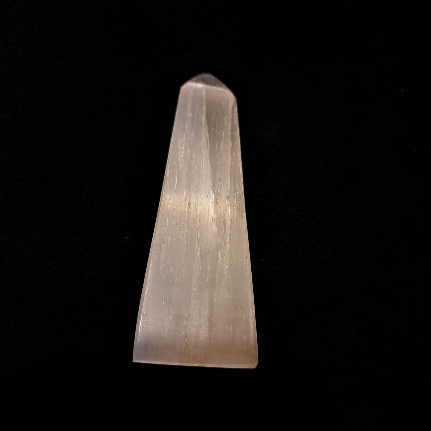 NKlaus HEALING CRYSTALS Selenit-Obelisk 10 cm 1 Stück
