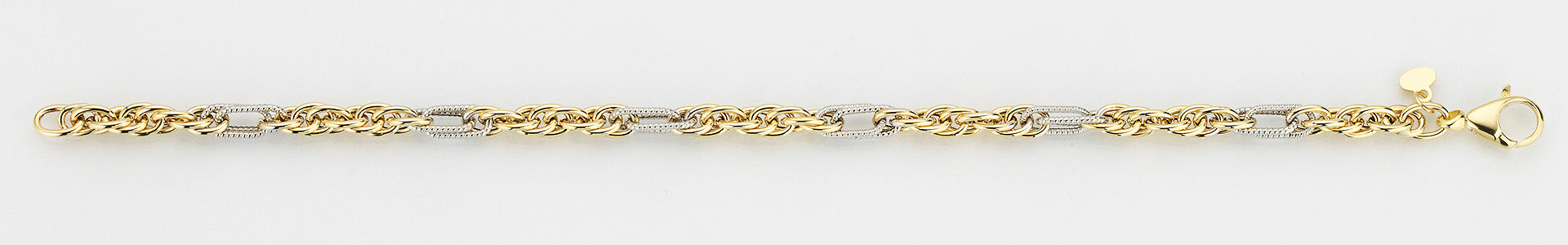 Eugen Rühle Fantasiekette 4,5mm Halskette 45 cm 585 Gelbgold