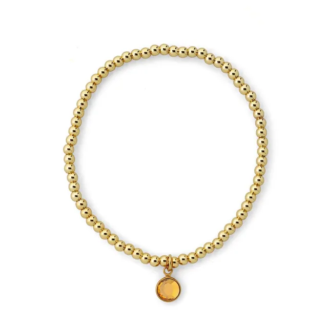 Joy by Corrine Smith November Birthstone Armband Gold Topas