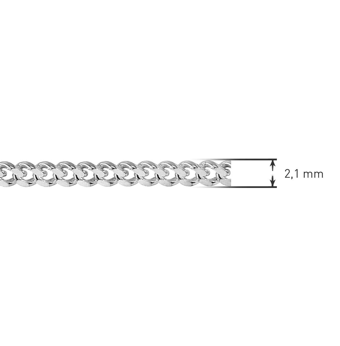 trendor Panzerkette 41215 Halskette Silber 925 2,1mm