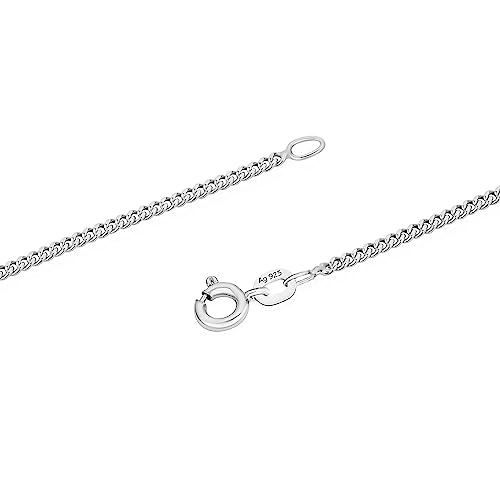 NKlaus Erbskette 925 Silber Kette 38 cm 1,5 mm massiv