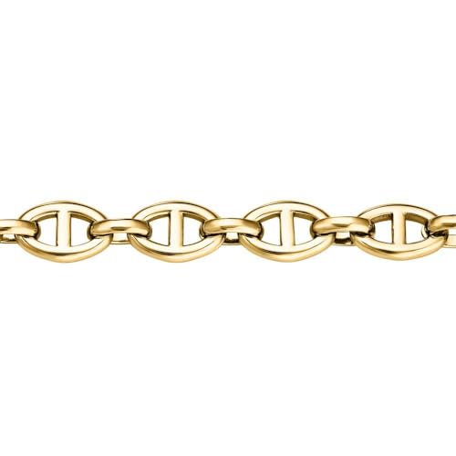 JEWLIX ID-Armbänder Anker-Armband Damen Edelstahl Gold
