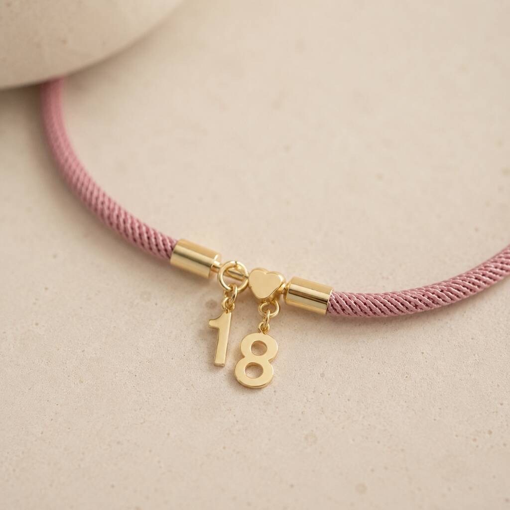 Joy by Corrine Smith Any Age Birthday Armband Gold Herz