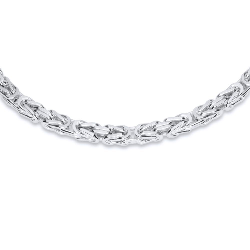 JEWLIX Königsketten Herren Silber 925 3,5 mm 45 cm Kette