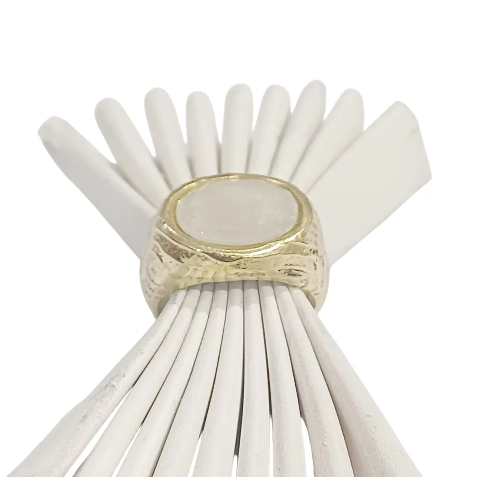 Alevá Bijoux Anelli Montecarlo Ring Bronze Quarz verstellbar