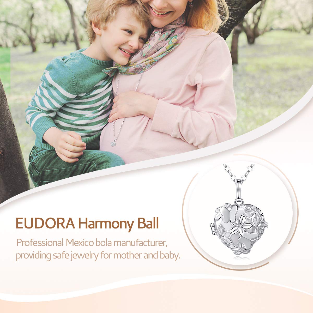 Eudora Harmony Bola Schmetterling Kette Schwangerschaft