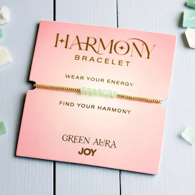 Joy by Corrine Smith Green Aura Armband Grün Kristall