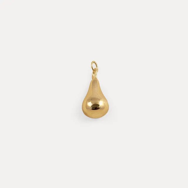 Stilnest Eden Pear Anhänger Birne Vermeil 13x8mm