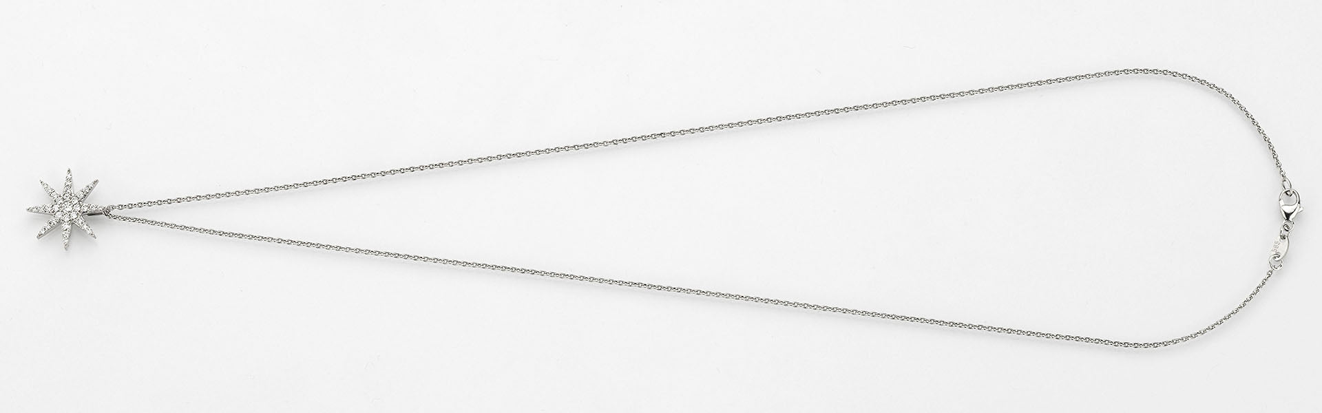 Eugen Rühle Anhänger 41.7887 Stern 0,24ct 585 Gelbgold Kette