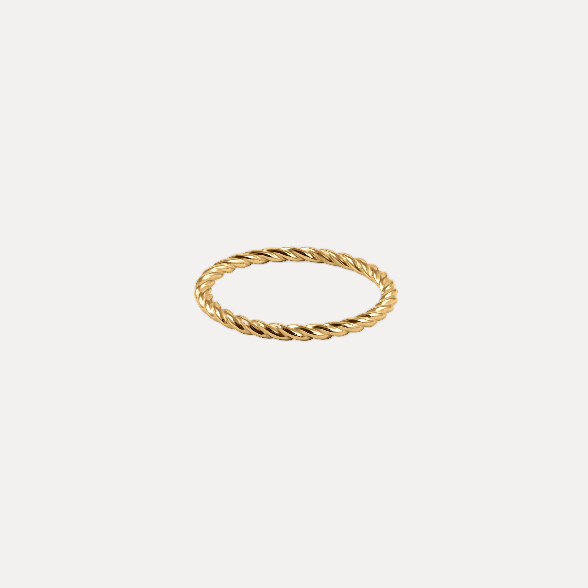 Stilnest Dune Ring Stapelring Gold Vermeil 1,7mm