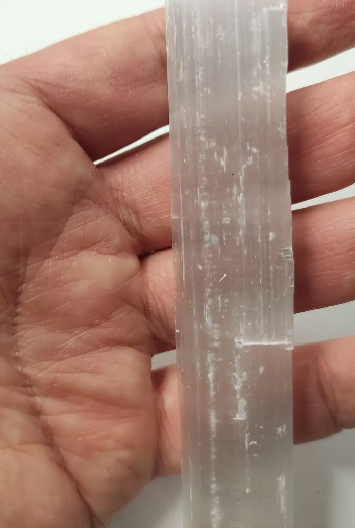 NKlaus Healing Crystals Selenit-Stab 15cm Energiestab 1 Stück