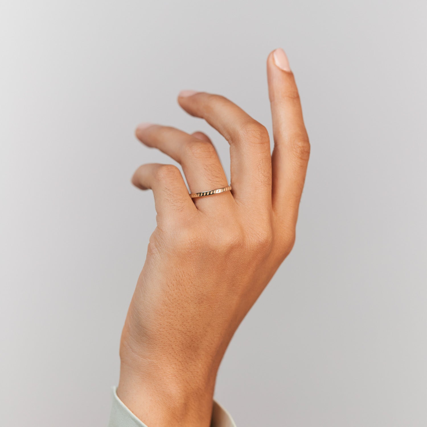 Stilnest The Braided Fair Band Ring 585 Fairtrade-Gold 52