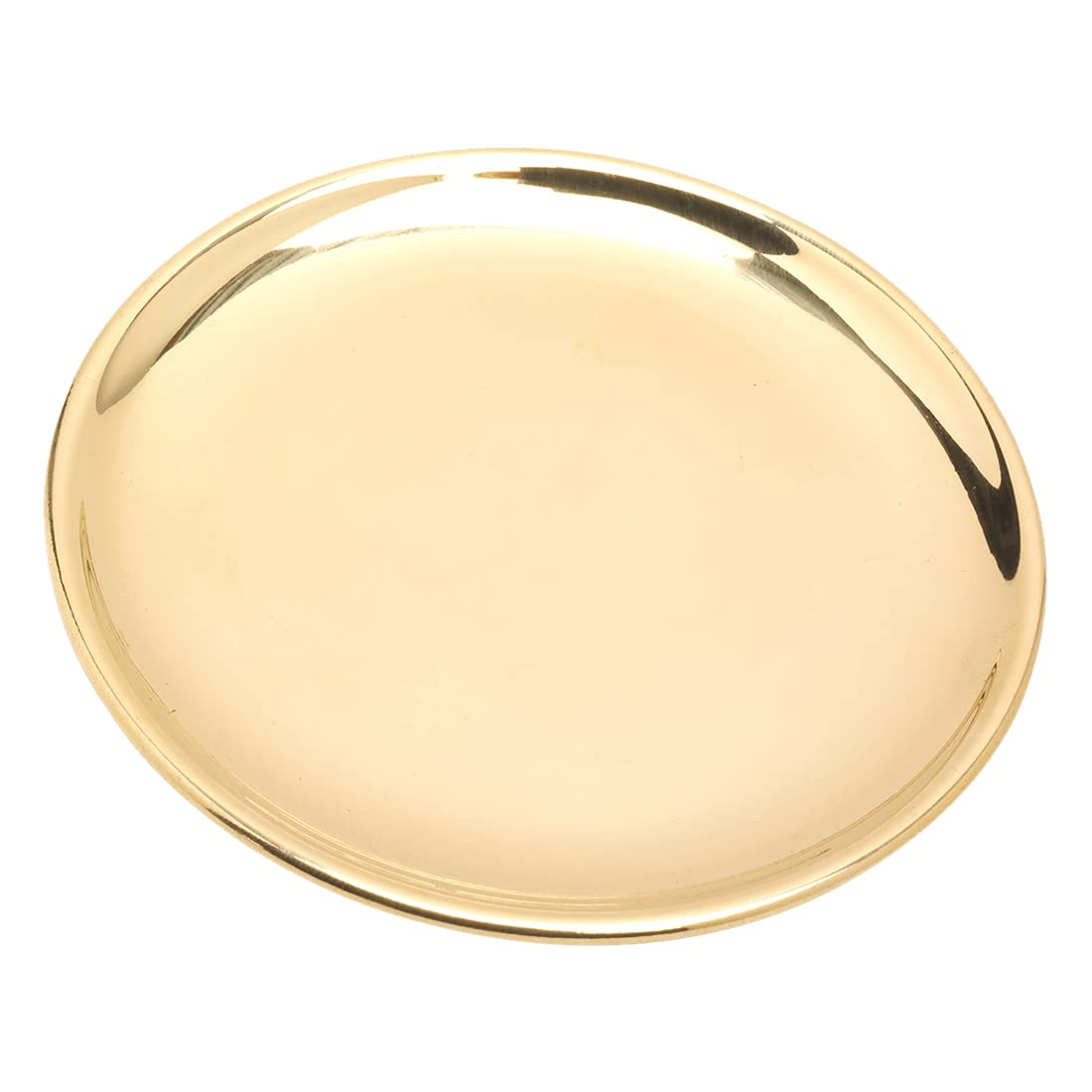 NKlaus CANDLE HOLDER Kerzenteller Messing Gold Ø 12 cm