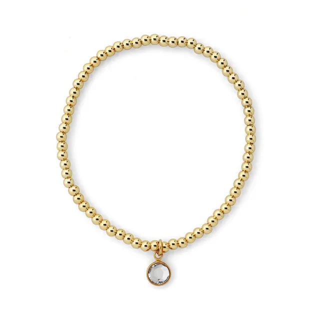 Joy by Corrine Smith April Armband Gold Geburtsstein