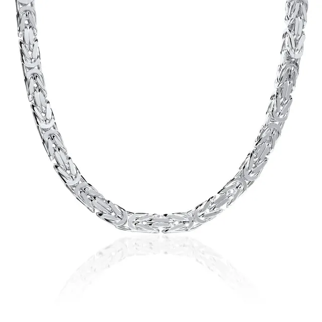 JEWLIX Königsketten Silberkette 925 Silber 6 mm 50 cm
