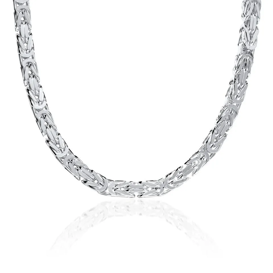 JEWLIX Königsketten Silberkette 925 Silber 6 mm 50 cm