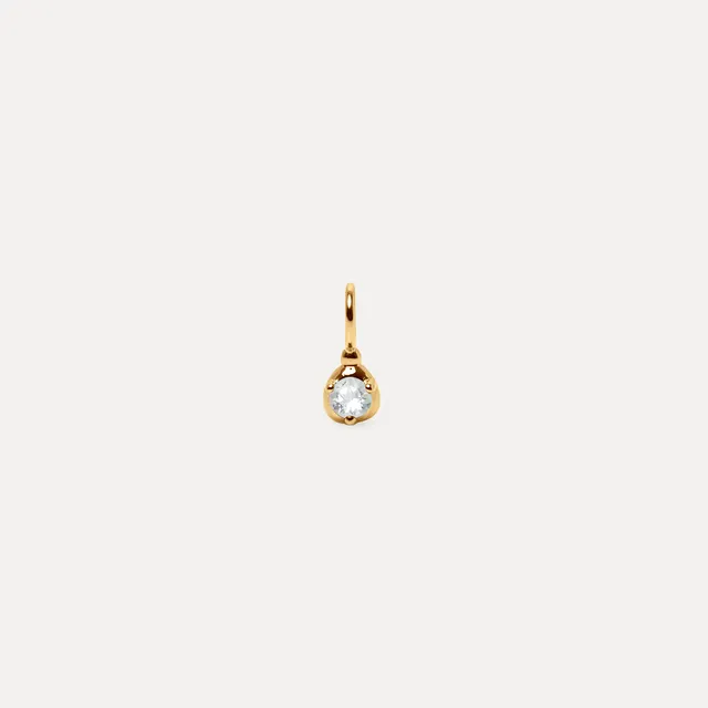 Stilnest Mini Birthstone Anhänger Citrin November