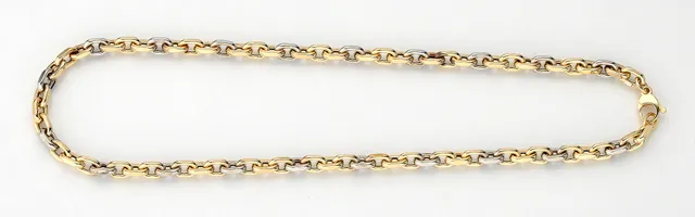 Eugen Rühle Ankerketten Fantasiekette 6mm Halskette 45cm 585 Gold