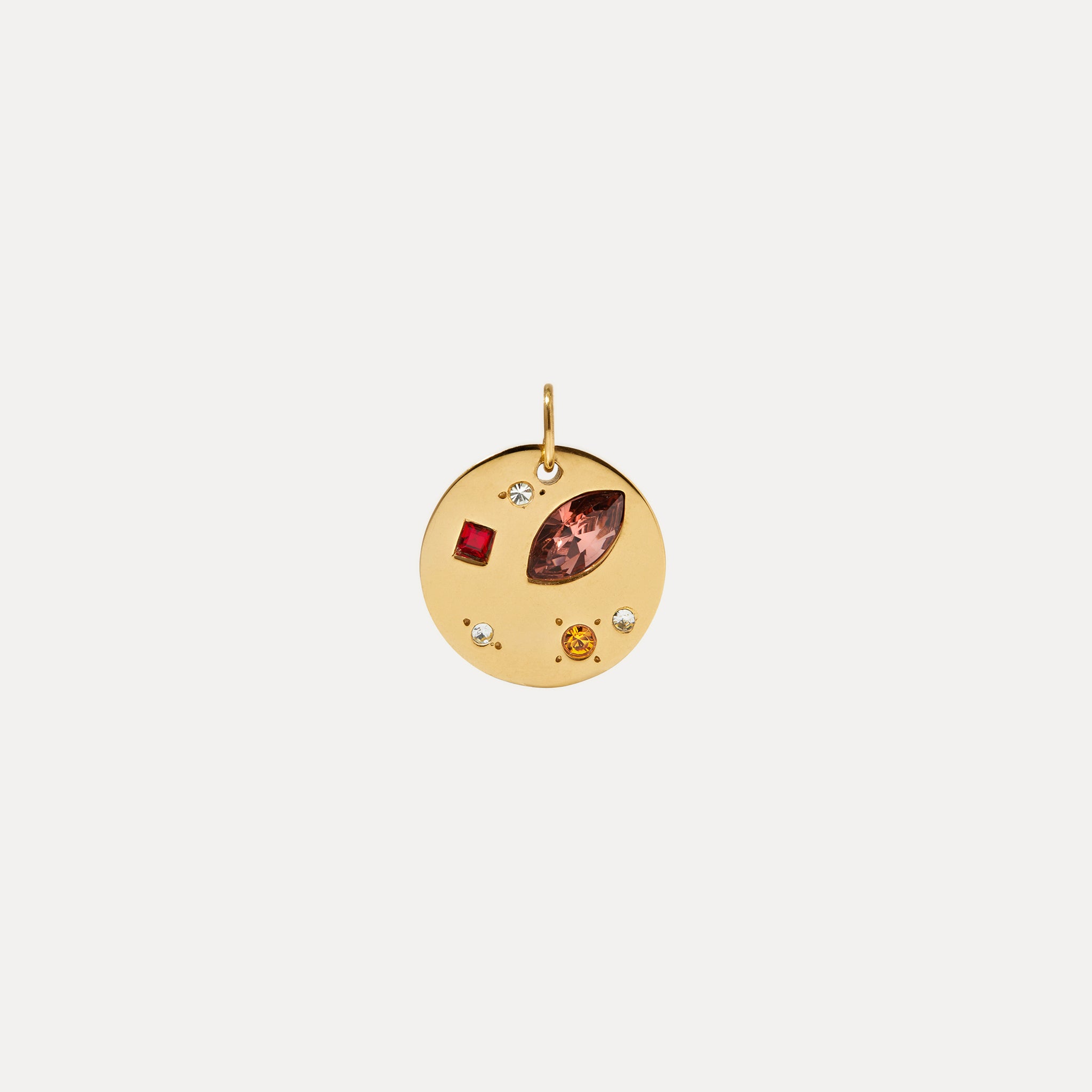 Stilnest Pendants Myriad Anhänger 24k Gold Vermeil Kristalle