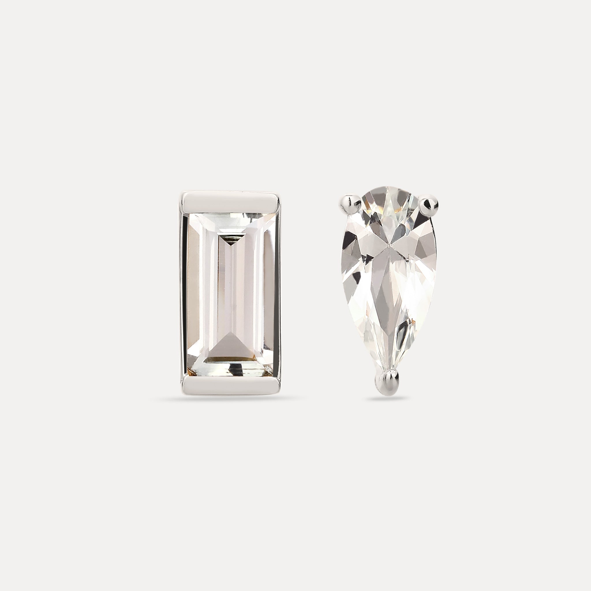 Stilnest Beryll Balance Ohrstecker Gold Vermeil