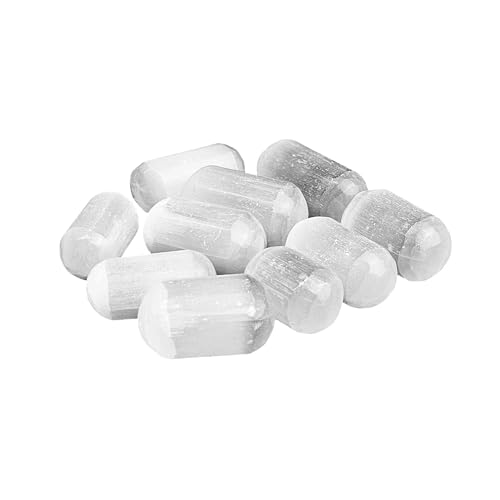 NKlaus HEALING CRYSTALS Selenit Trommelsteine weiß 1000 g
