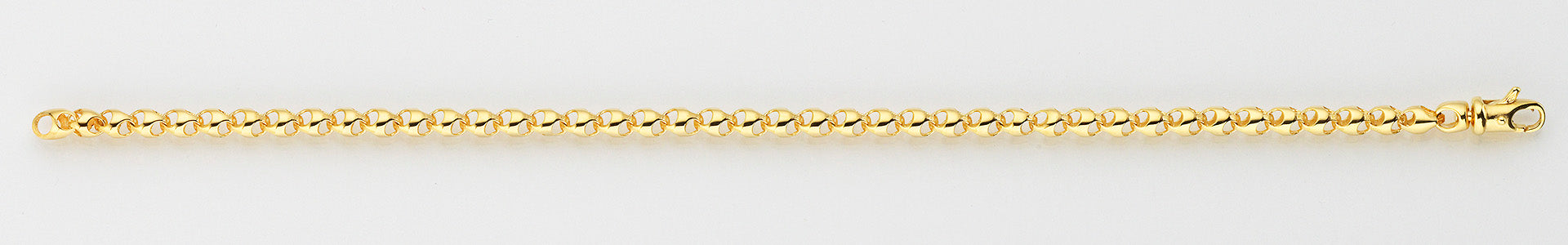 Eugen Rühle Fantasiekette 4mm Halskette 50 cm 585 Gold