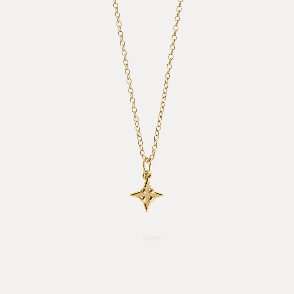 Stilnest Stella Kette 585 Gold 45cm Stern