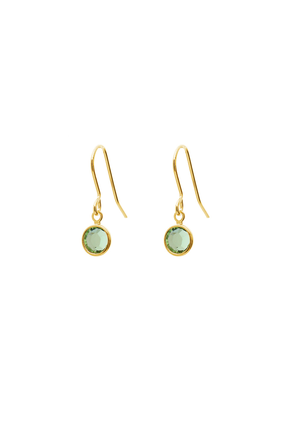 Joy by Corrine Smith August Ohrringe Gold Peridot Tropfen