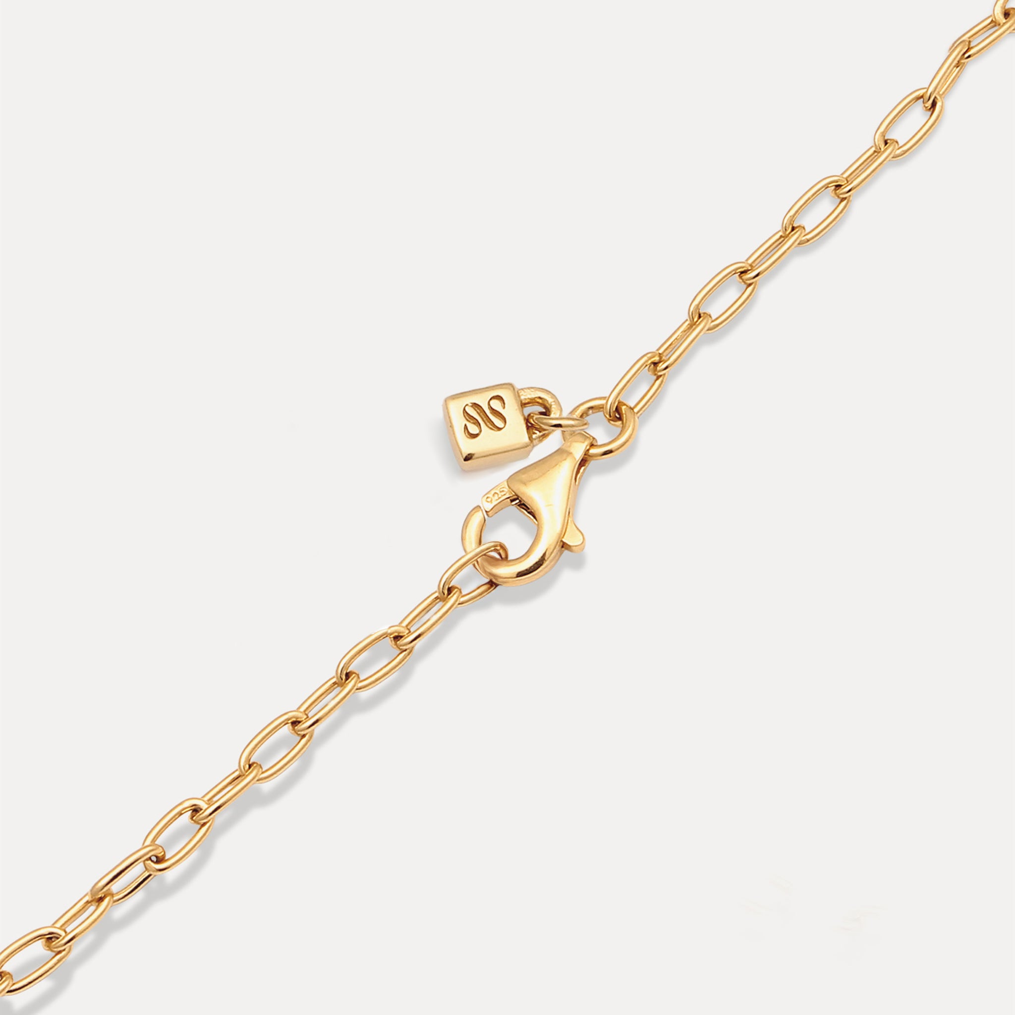 Stilnest Catena II Armband Gold Vermeil verstellbar