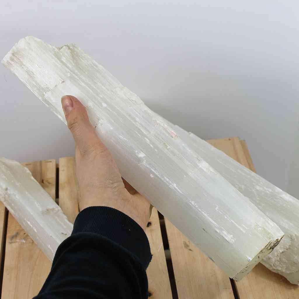 NKlaus Healing Crystals Selenit-Stab 36,5 cm Energiestab Chakra