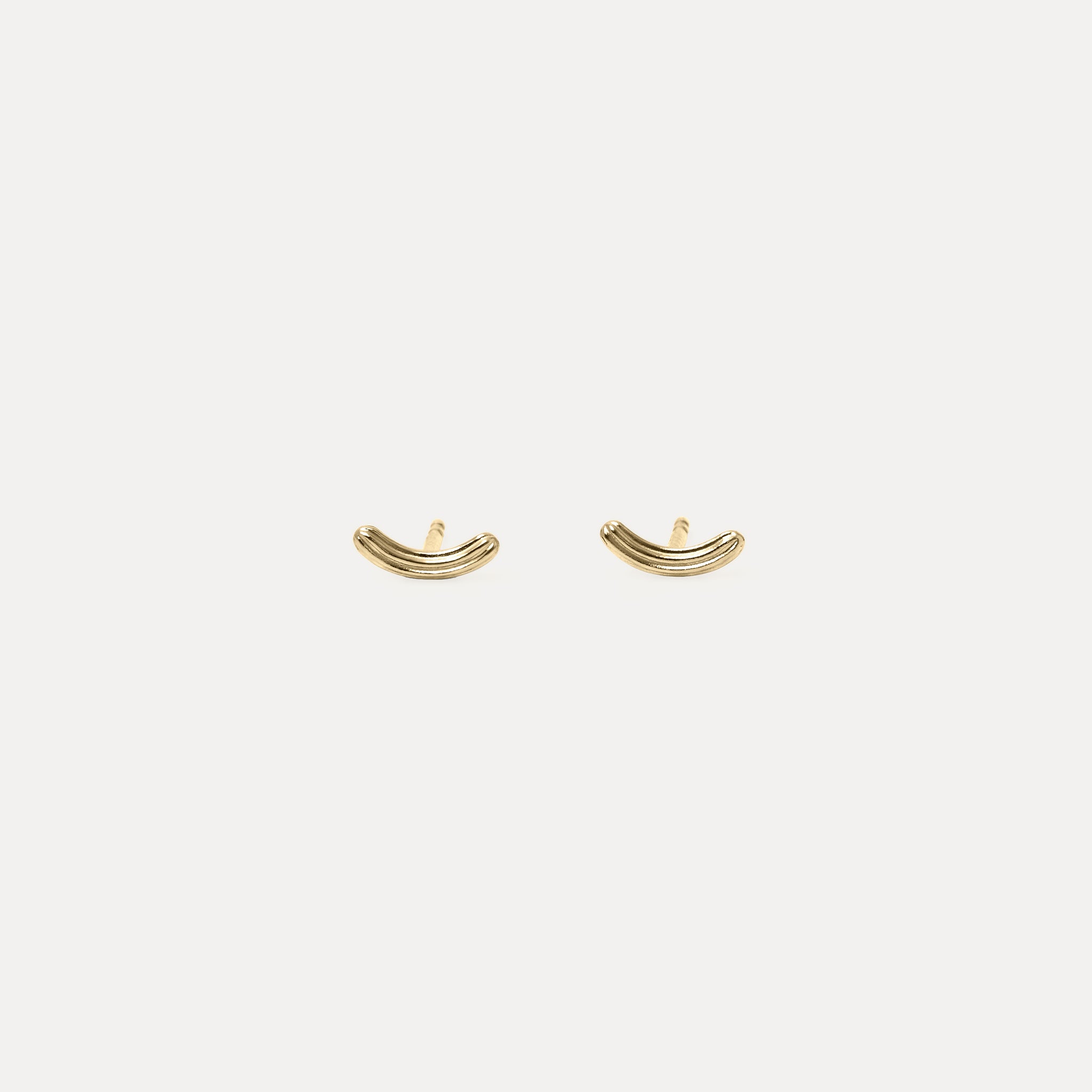 Stilnest Churro Ohrstecker Ohrringe 585 Gold 14k Massivgold zierlich