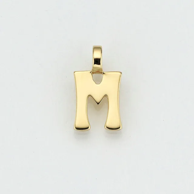 Eugen Rühle Anhänger Buchstabe M Gold 585 Gelbgold Anhänger