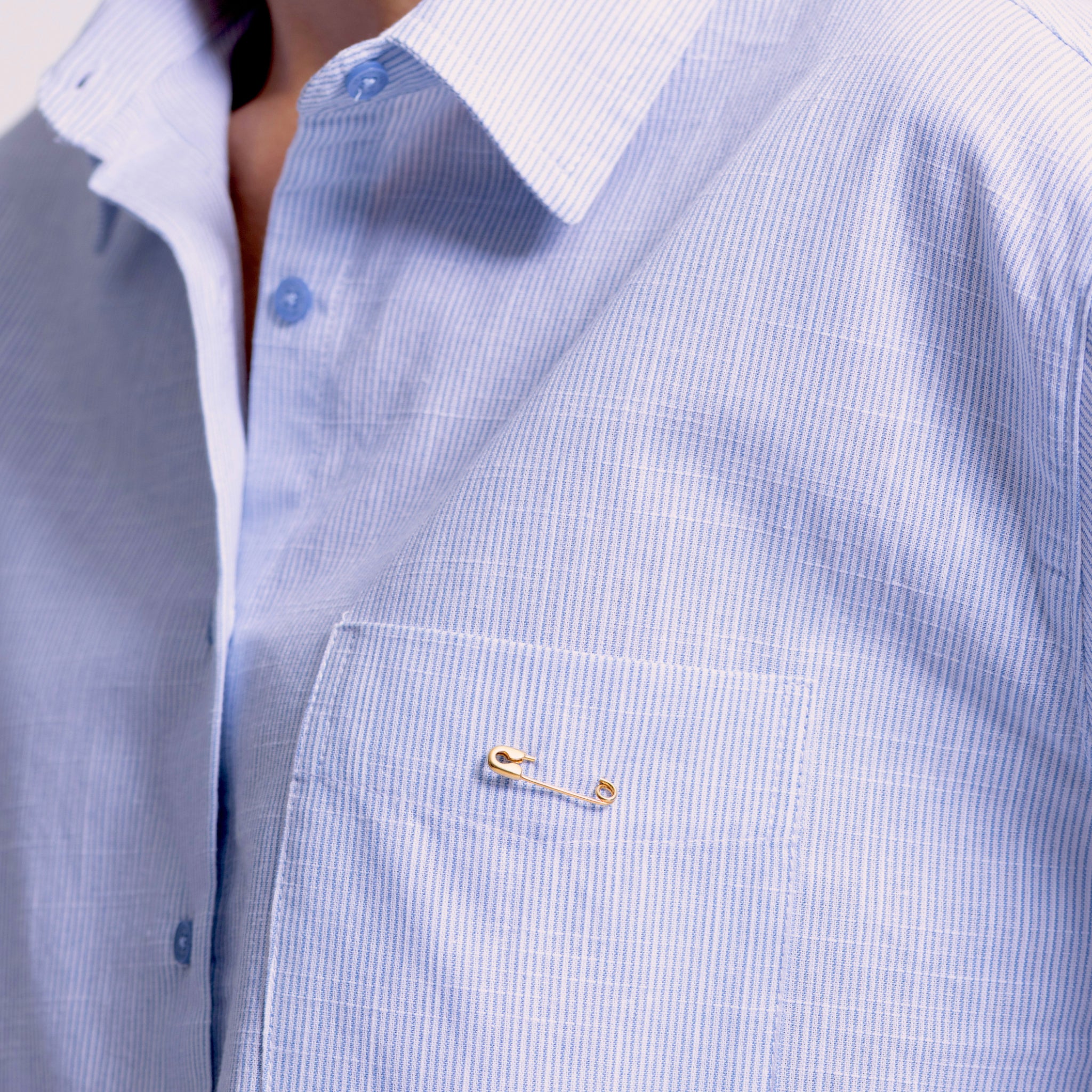 Stilnest Charm Pin Anhänger 24k Gold Vermeil Modular