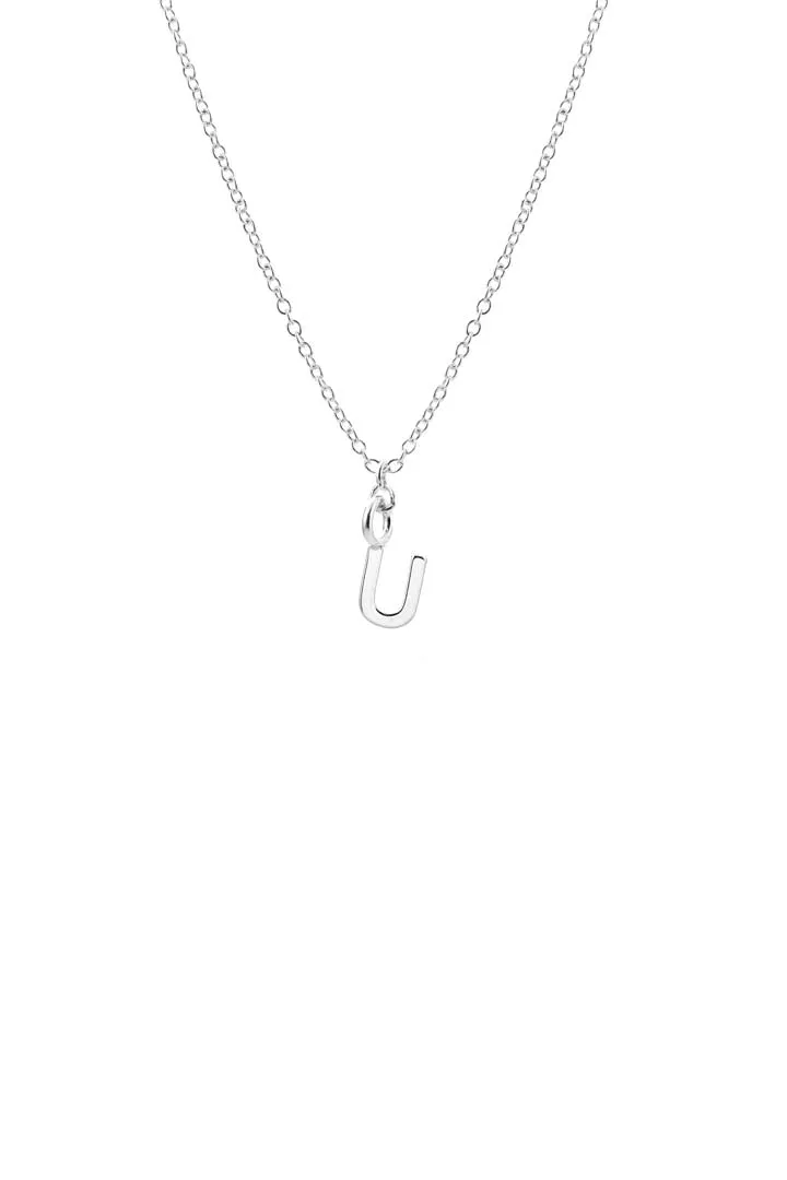 Joy by Corrine Smith Halskette Initial U Silber zart 40-45cm