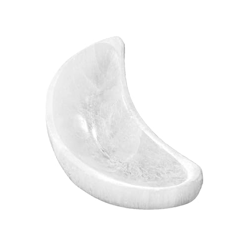 NKlaus Healing Crystals Selenit Mond-Schale 10cm Aufladung
