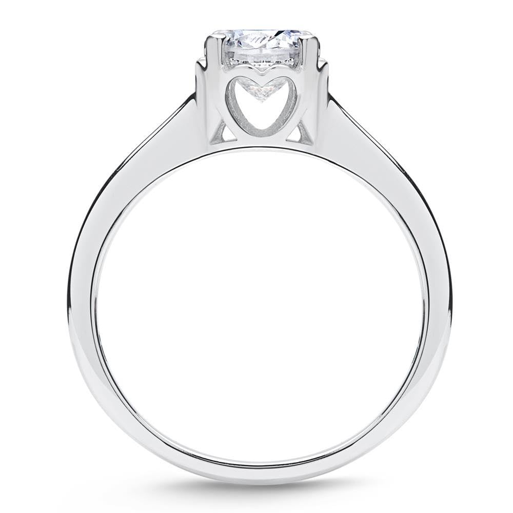 JEWLIX VR0120 Verlobungsring Silber Gr. 60mm Zirkonia